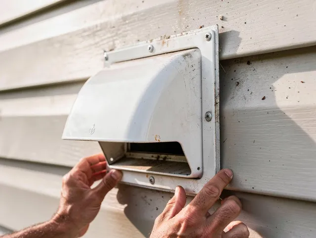 Fountain Dryer Vent Cleaning technician delivering thorough residential dryer vent cleaning service in Fountain